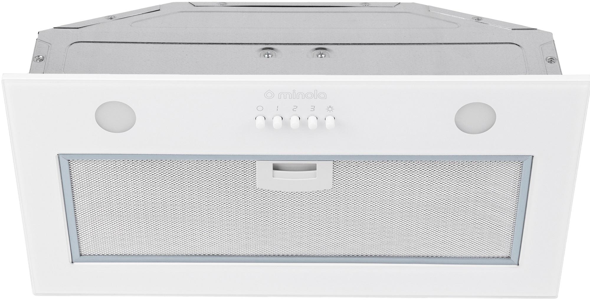 Витяжка Minola HBI 52621 WH GLASS 700 LED повновбудована (29923)