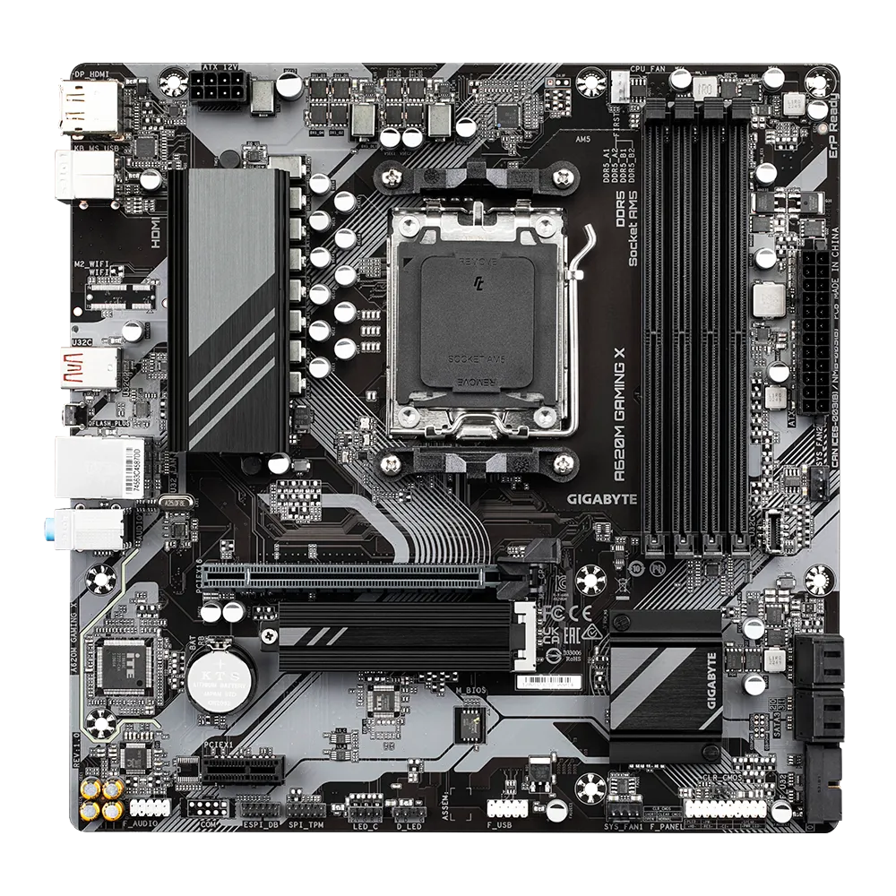 Материнська плата Gigabyte A620M GAMING X Socket AM5 A620 MicroATX HDMI/DP Gaming Series (576999) - фото 2 Материнська плата Gigabyte A620M GAMING X Socket AM5 A620 MicroATX HDMI/DP Gaming Series (576999) - фото 2