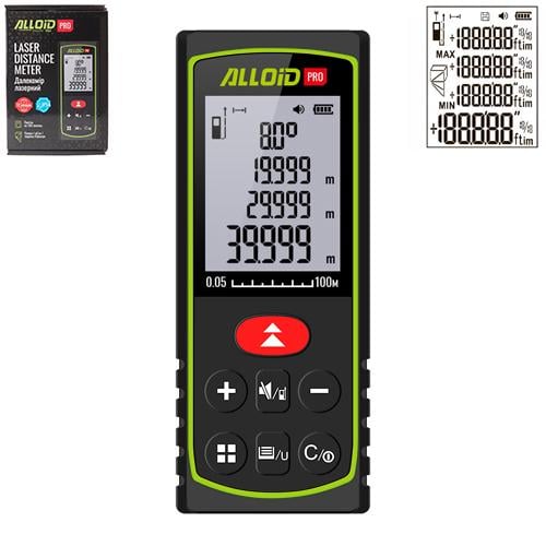 Далекомір лазерний Alloid Pro DM-11100 (00000063601) - фото 7 Далекомір лазерний Alloid Pro DM-11100 (00000063601) - фото 7