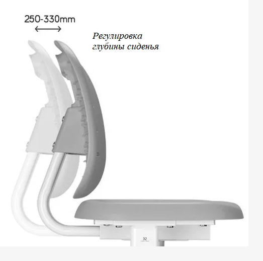 Комплект FunDesk Piccolino III шкільна парта і стілець Grey (FD-PIC3GR) - фото 3