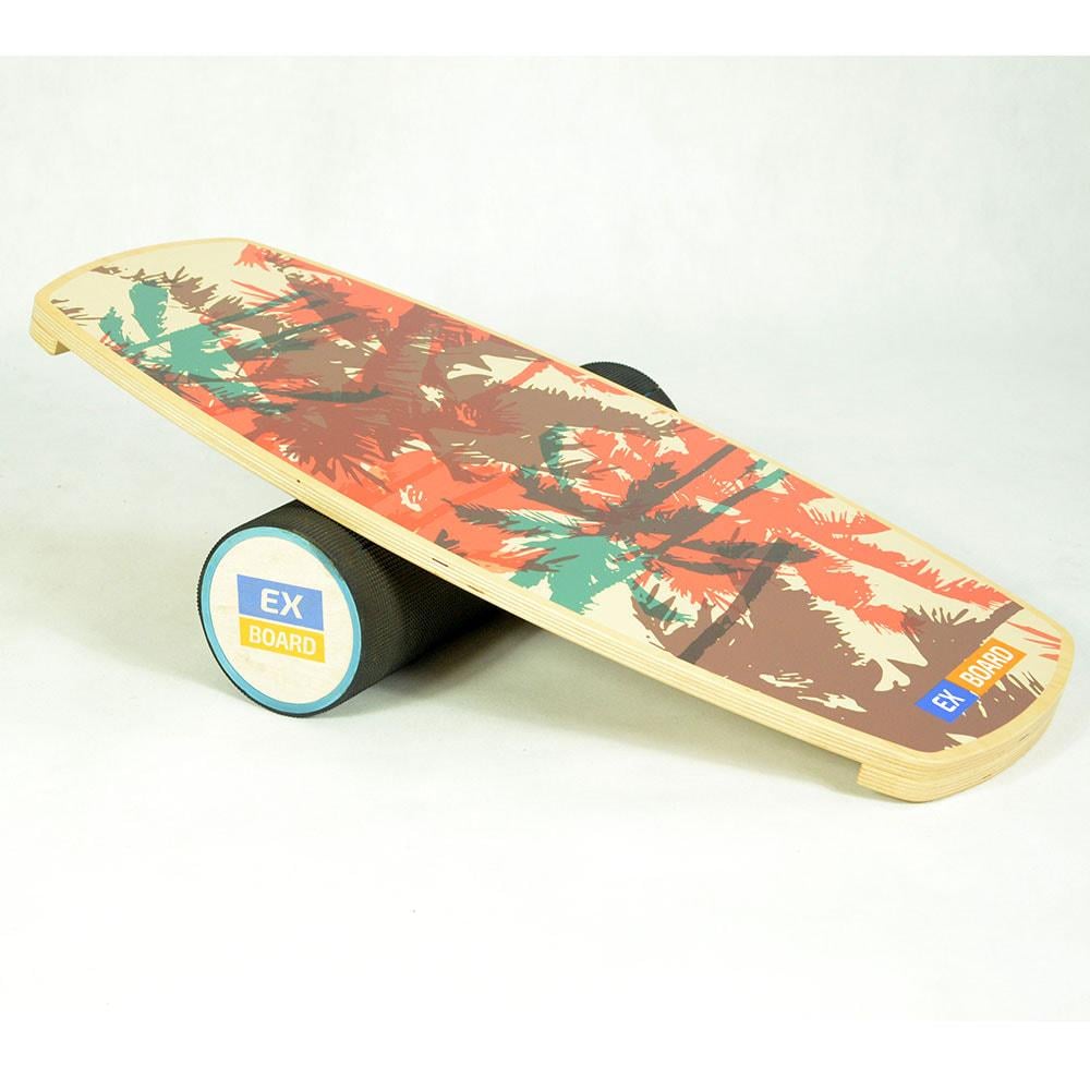 Балансборд Ex-board Red Palm чорний валик 13 см у резині (EX30) - фото 3 Балансборд Ex-board Red Palm чорний валик 13 см у резині (EX30) - фото 3