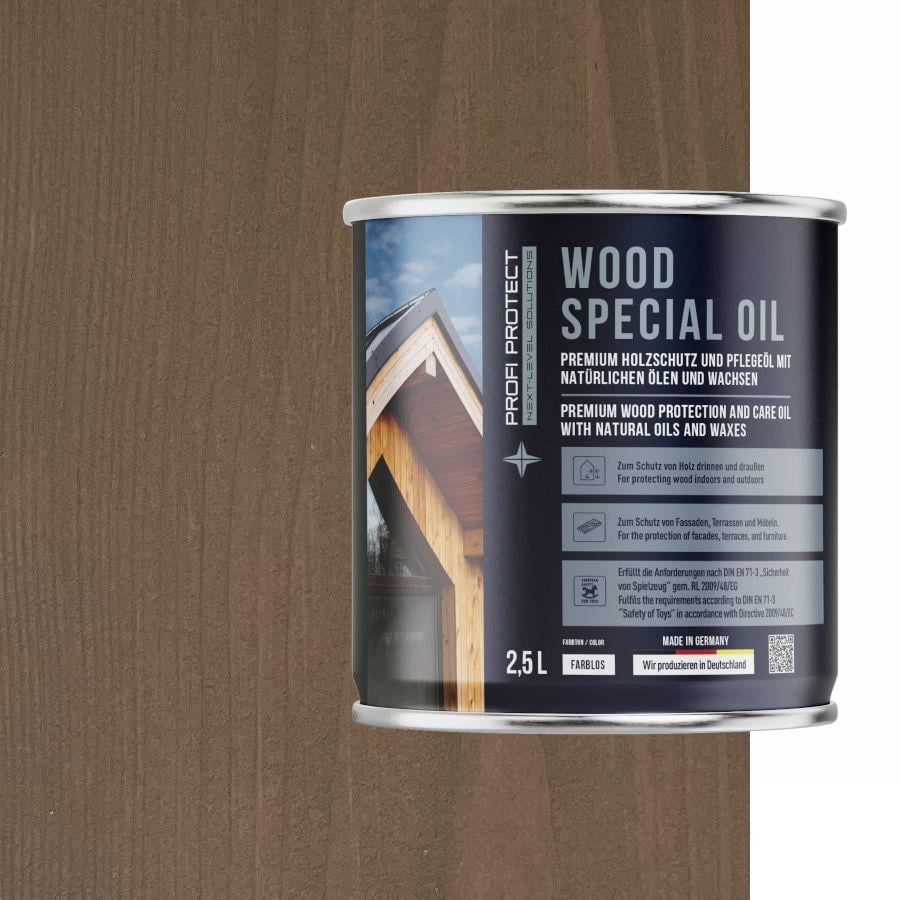 Лазур на основі бджолиного воску і лляної олії ProfiProtect Wood Special Oil 2,5 л Toskana 75 (22559526) - фото 1