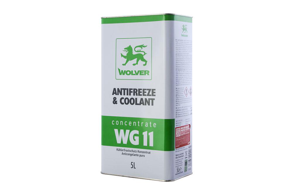 Антифриз Wolver Antifreeze Concentrate G11 концентрат до-80°C 5 л Зелений (30785) - фото 2