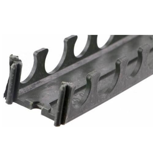 Планка монтажна Santan для кріплення труб теплої підлоги 50 см 16/20 мм крок 5 см Чорний - фото 3