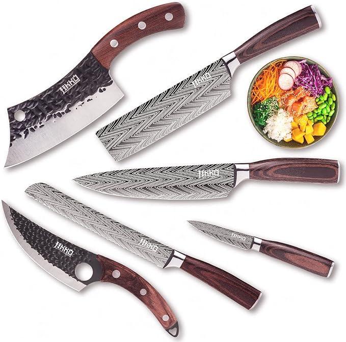 Набір ножів японських кухонних Jikko