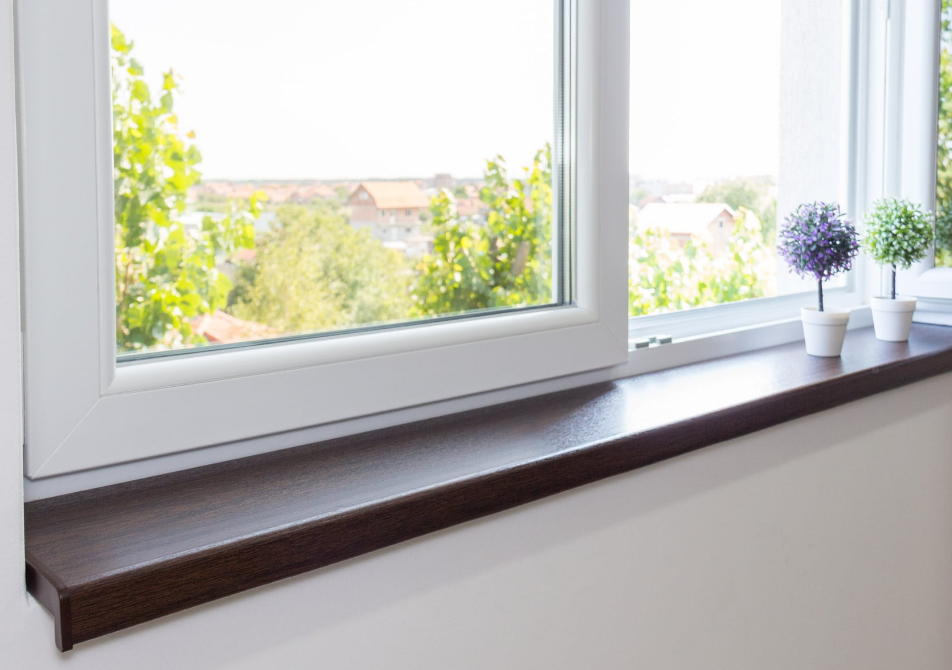 Подоконник Patriot ПВХ 450 мм Темный Дуб (2681149005) - фото 3 Подоконник Patriot ПВХ 450 мм Темный Дуб (2681149005) - фото 3