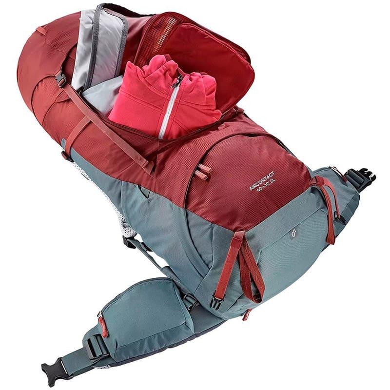 Рюкзак туристичний Deuter Aircontact SL 40+10 л Redwood/Teal (3320021 5214) - фото 6