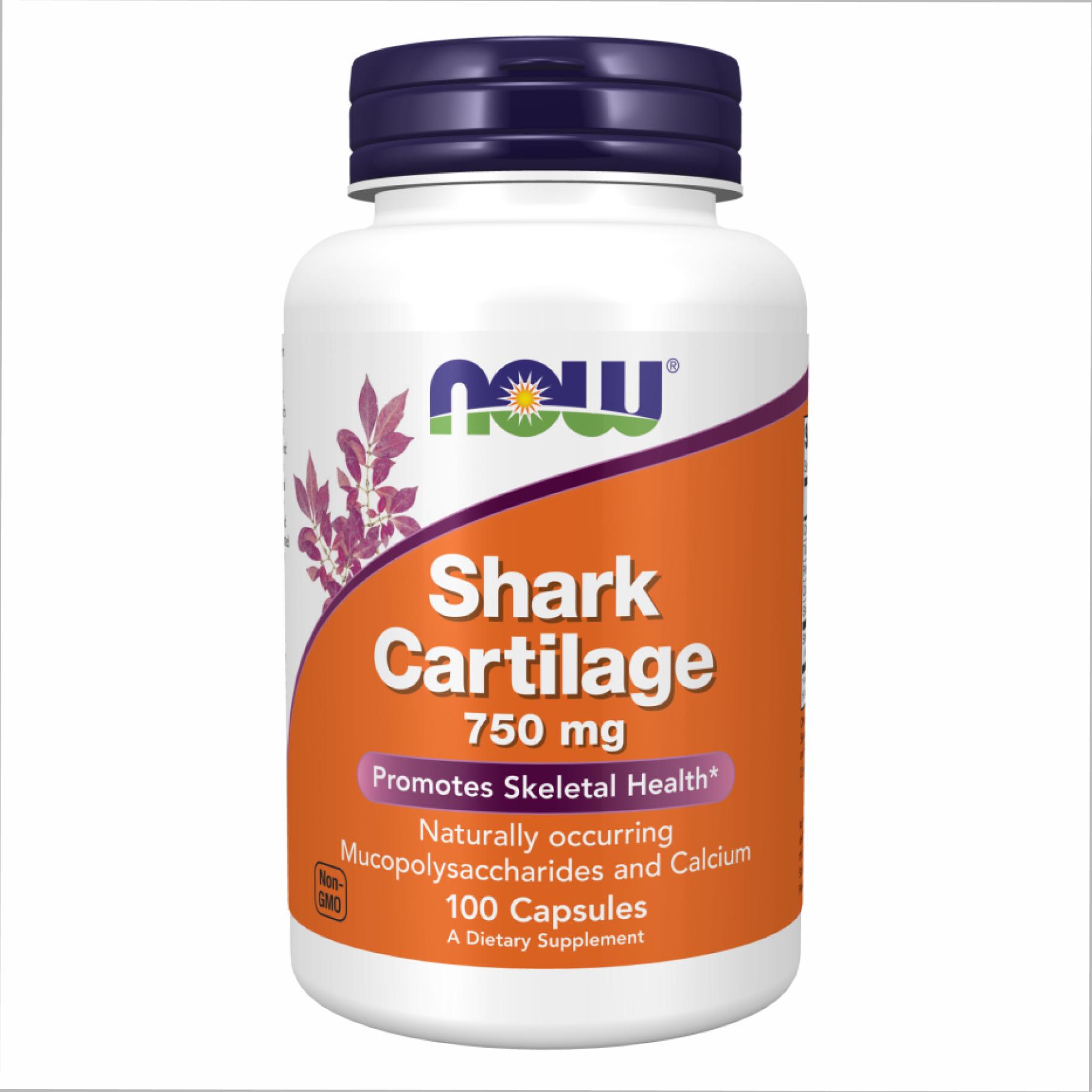 Натуральная добавка Shark Cartilage 750 mg 100 caps (100-17-9129764-20)