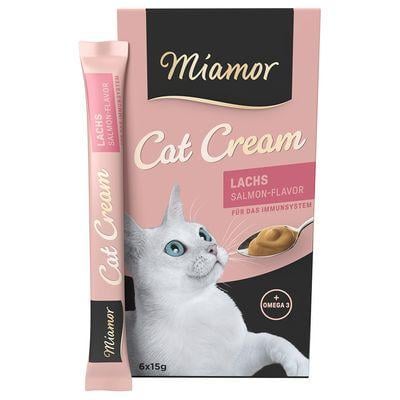 Ласощі для котів Miamor Cat Snack Salmon Cream з лососем 6 х 15 г (22394015)