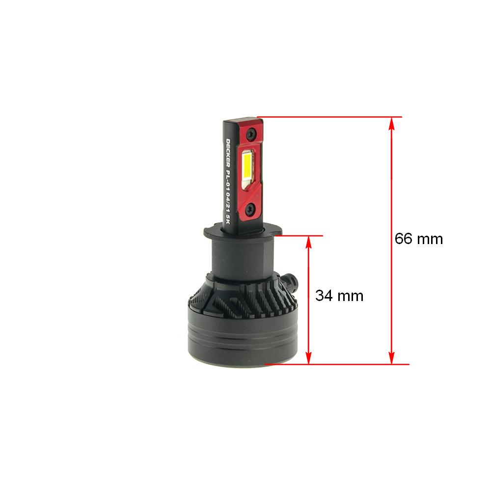 Лампы светодиодные Decker LED PL-01 5K H3 2 шт. (НФ-00001004-1) - фото 3 Лампы светодиодные Decker LED PL-01 5K H3 2 шт. (НФ-00001004-1) - фото 3