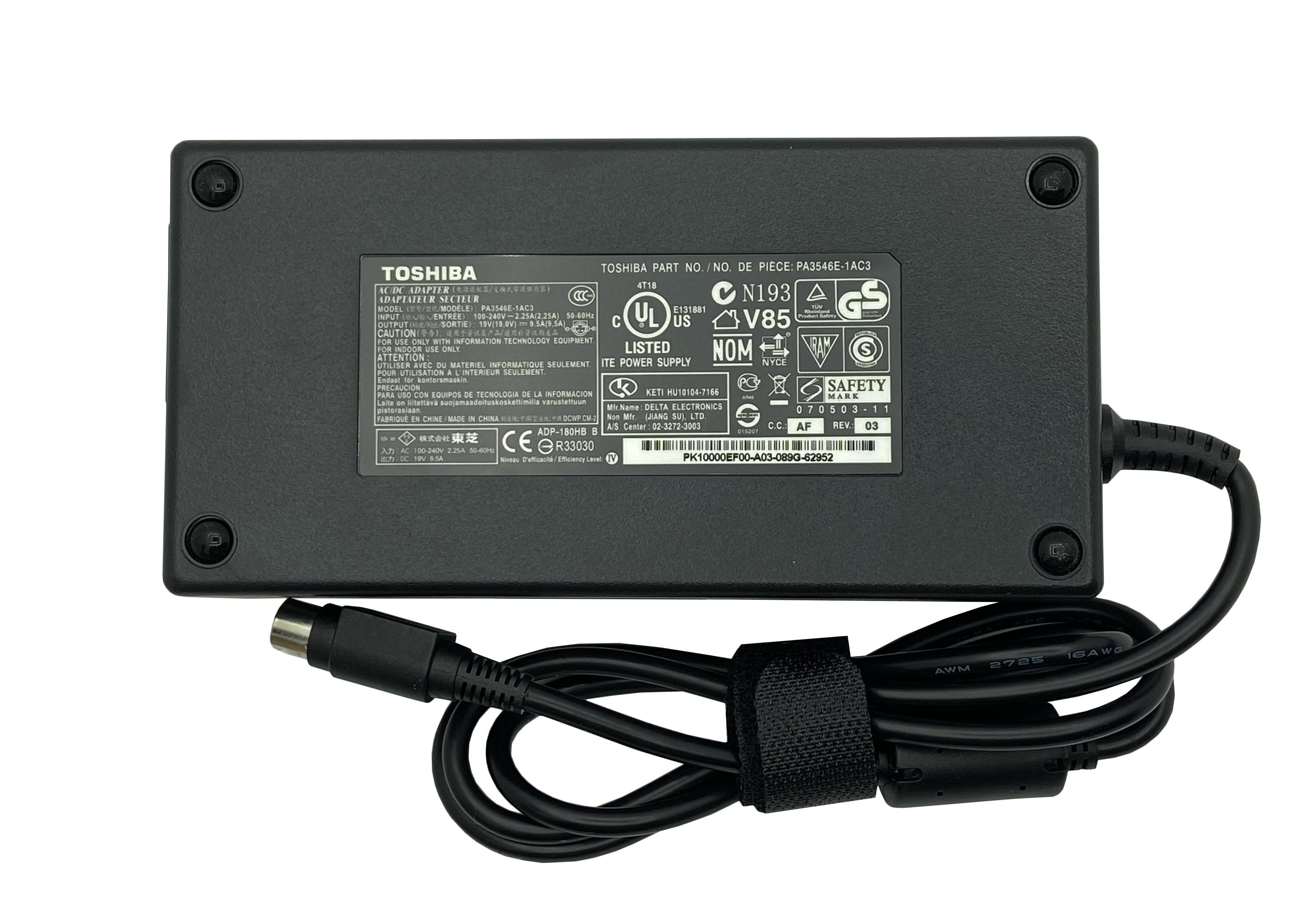 Блок питания для ноутбука Toshiba 180W 19V 9.5A 4Pin Male Round 10 mm HC