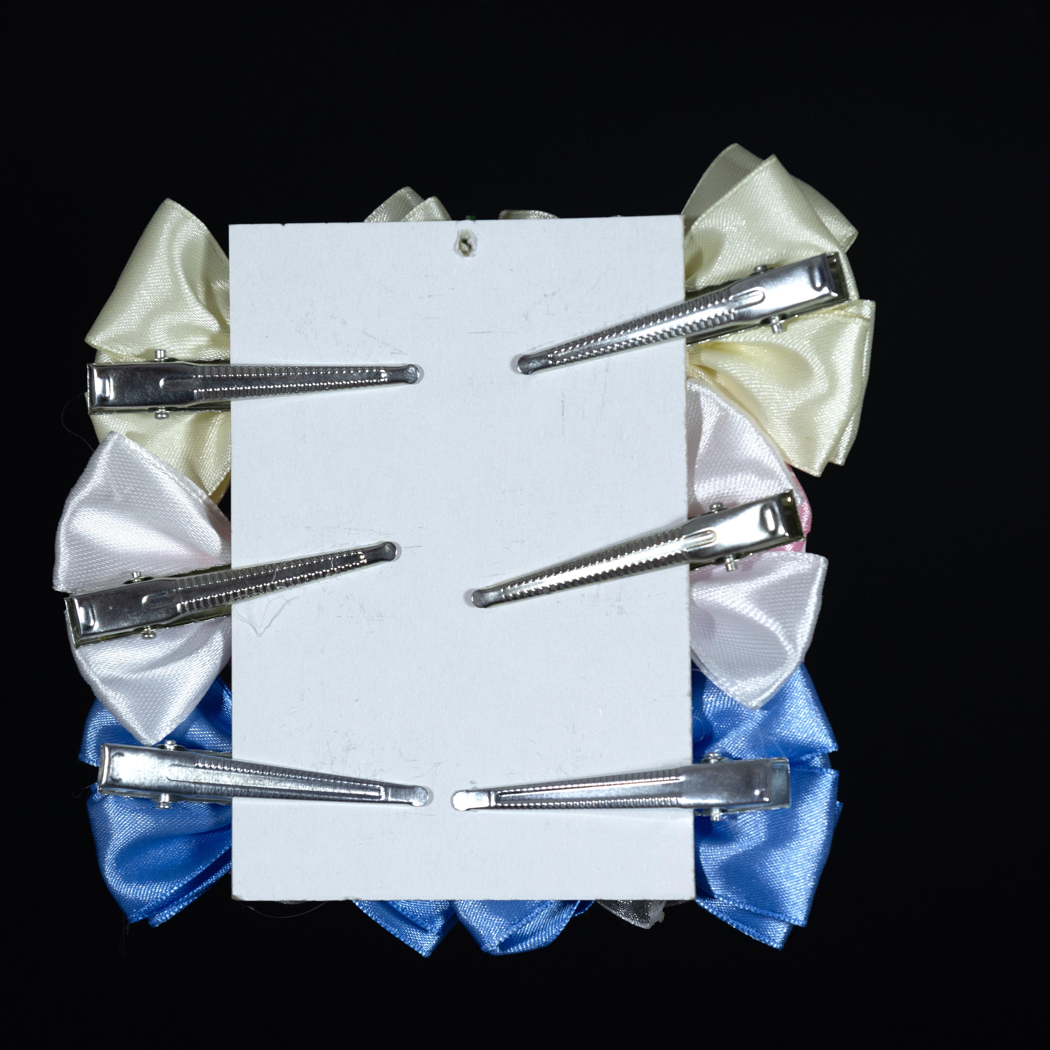 Заколка-бант ДАЙС для волос 6 см 6 шт. (ЖРС6-6) - фото 2 Заколка-бант ДАЙС для волос 6 см 6 шт. (ЖРС6-6) - фото 2