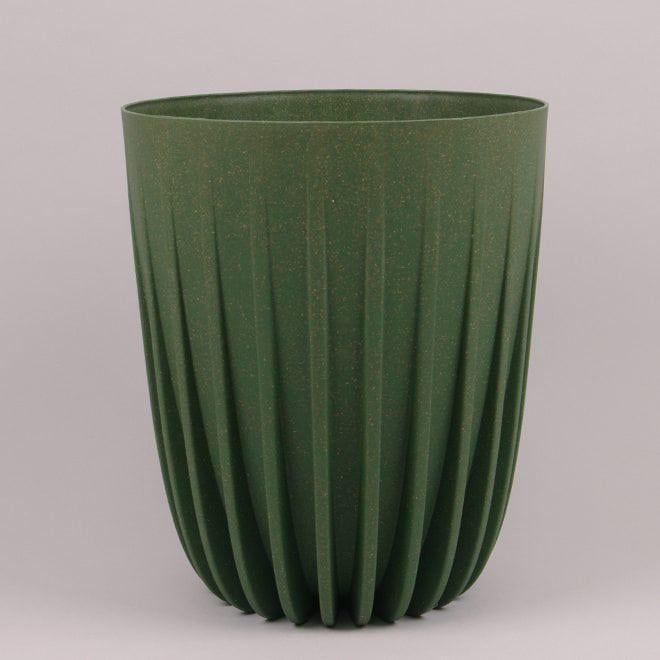 Горшок пластмассовый Flora Mira ECO WOOD 79551 39 см Зеленый лесной (DR015812)