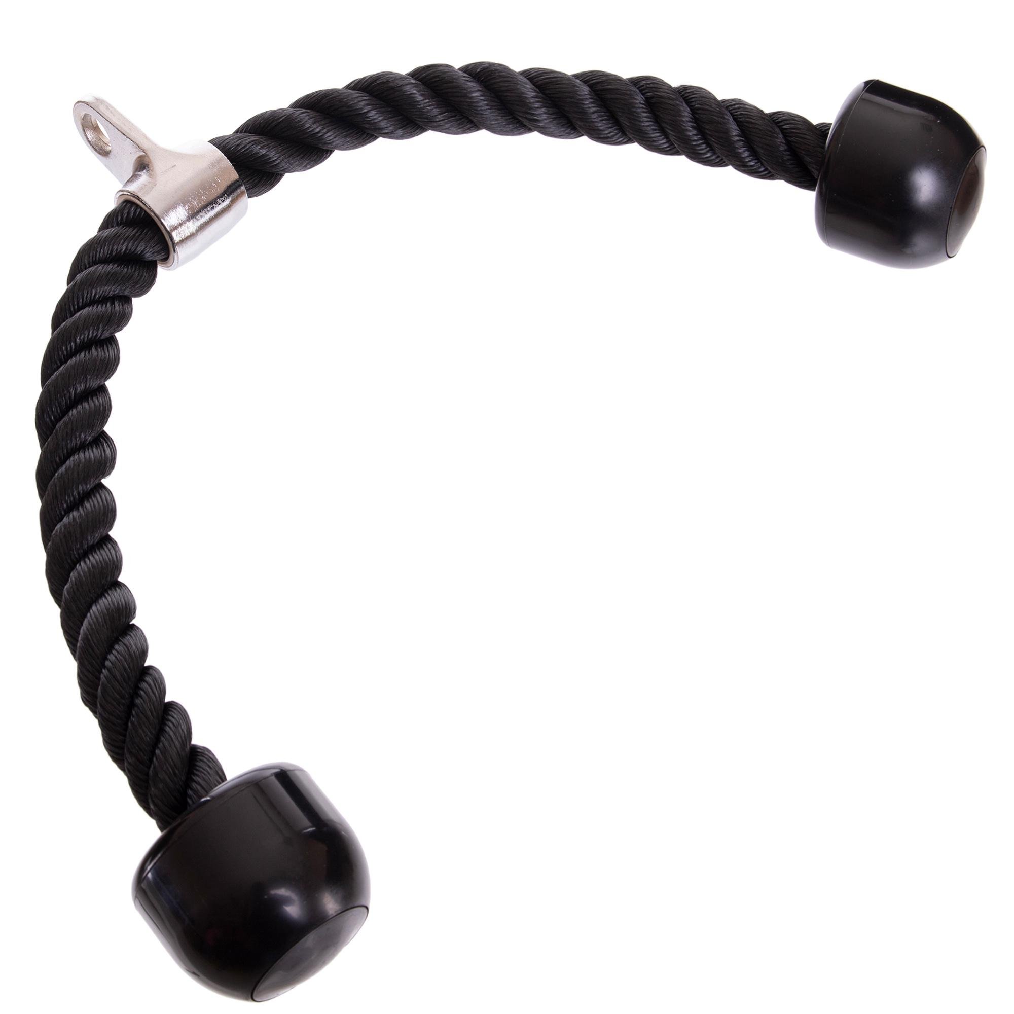 Канат для тяги на трицепс Zelart 68 см Черный (TA-2728)