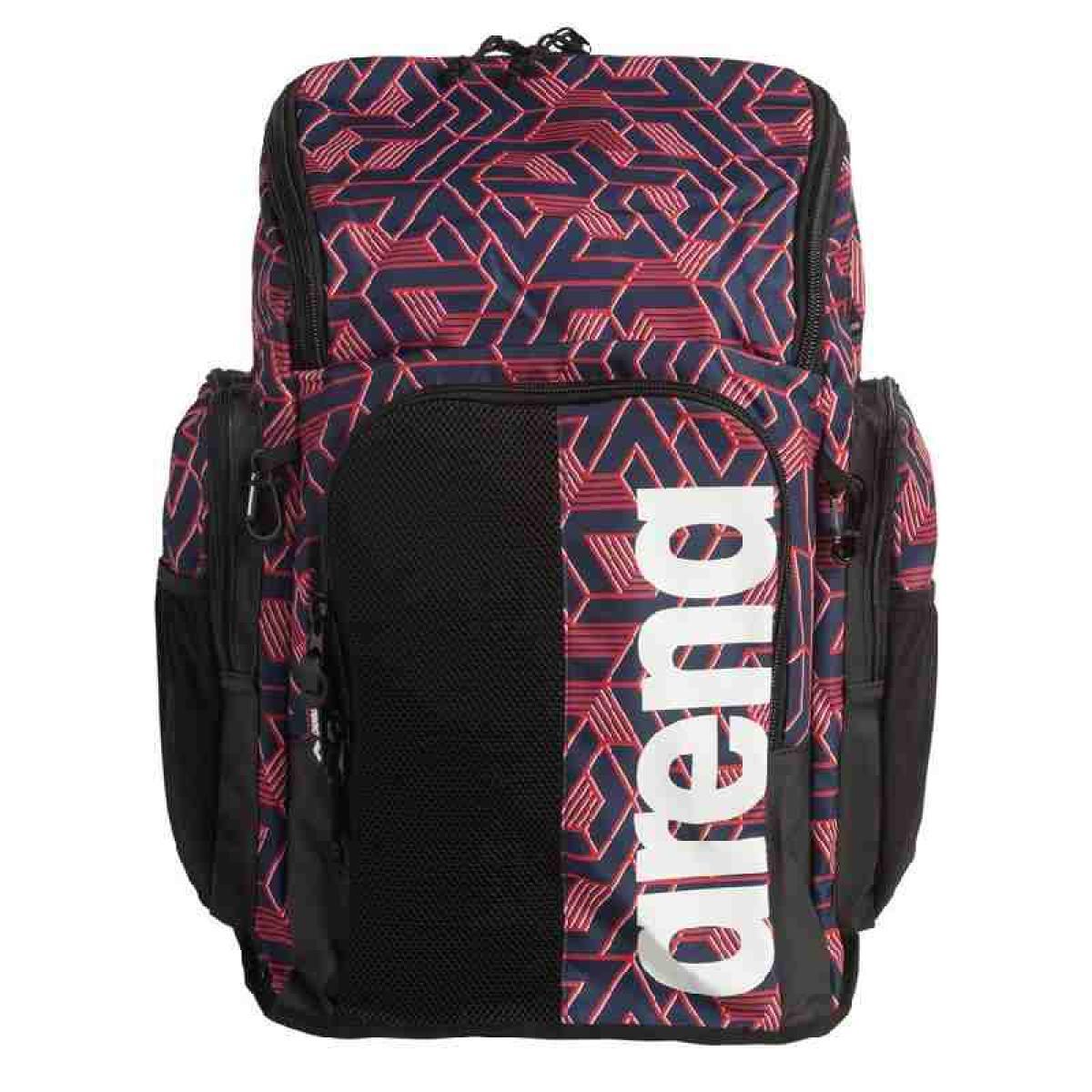 Спортивный рюкзак Arena SPIKY III Backpack 45 ALLOVER 45L 50x36x27 см Бордовый (006272-122)