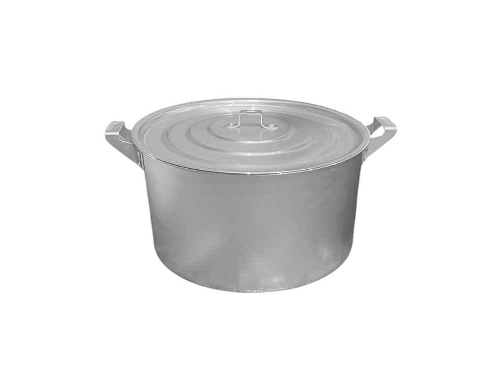 Кастрюля с крышкой Interos алюминиевая цилиндрическая 6 л (61883)