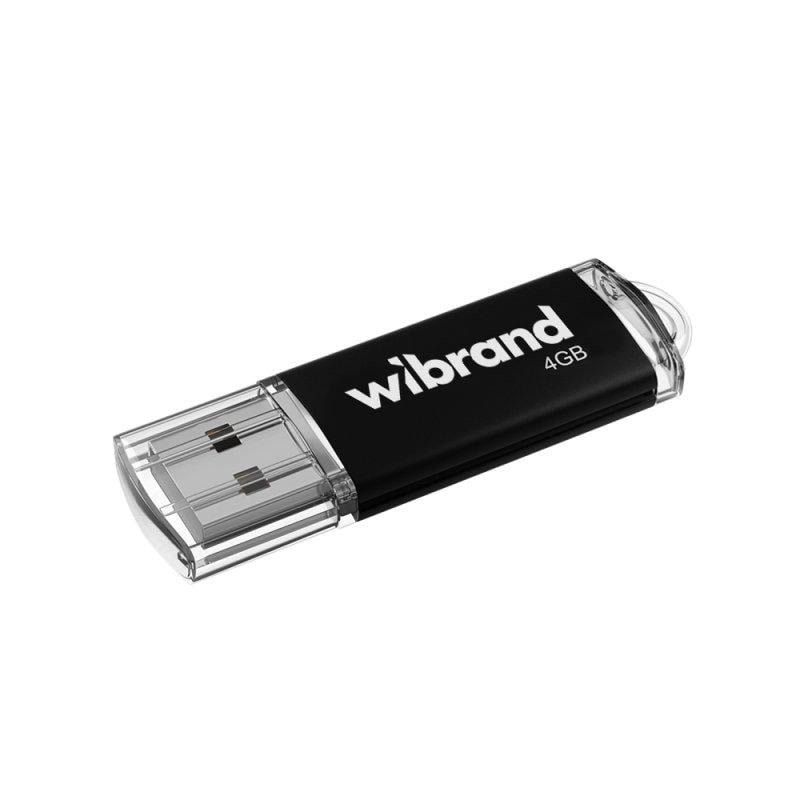 Флеш-память USB Wibrand USB 2.0 Cougar 4Gb Black (20363)