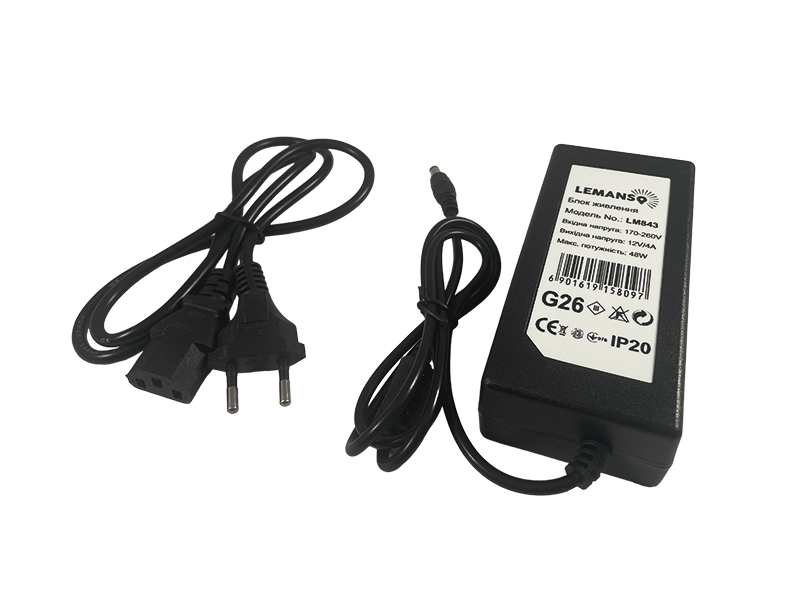 Блок живлення Lemanso 48W-IP33 12V/LM843 пластик 119х53х32 мм (5753) - фото 2 Блок живлення Lemanso 48W-IP33 12V/LM843 пластик 119х53х32 мм (5753) - фото 2