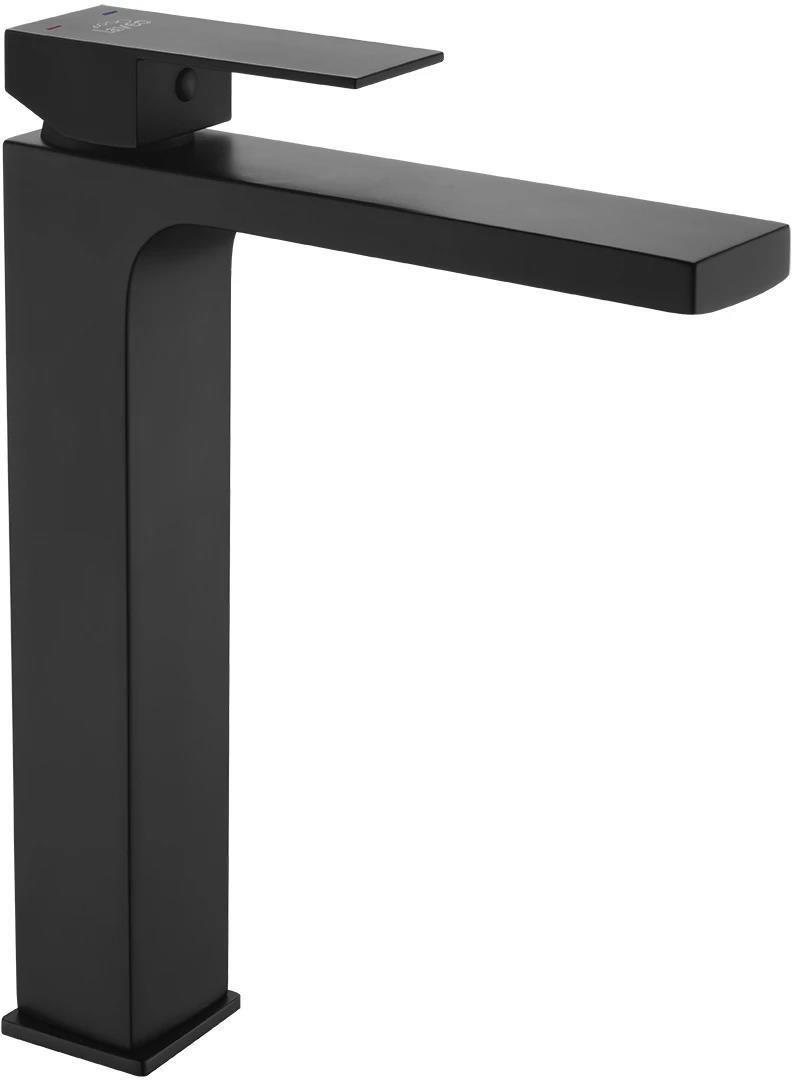 Смеситель для умывальника Laveo Kvadrato Black (BLQ72ND)