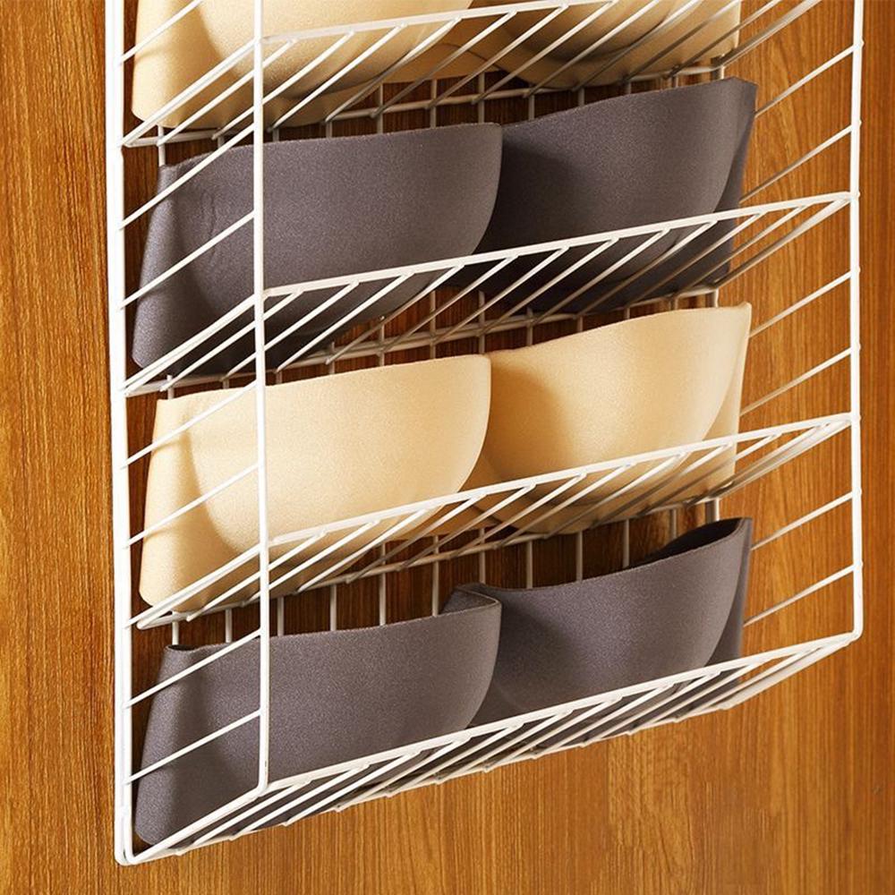 Подвесная полка органайзер для нижнего 30x8,5x41 см Белый - фото 7 Подвесная полка органайзер для нижнего 30x8,5x41 см Белый - фото 7