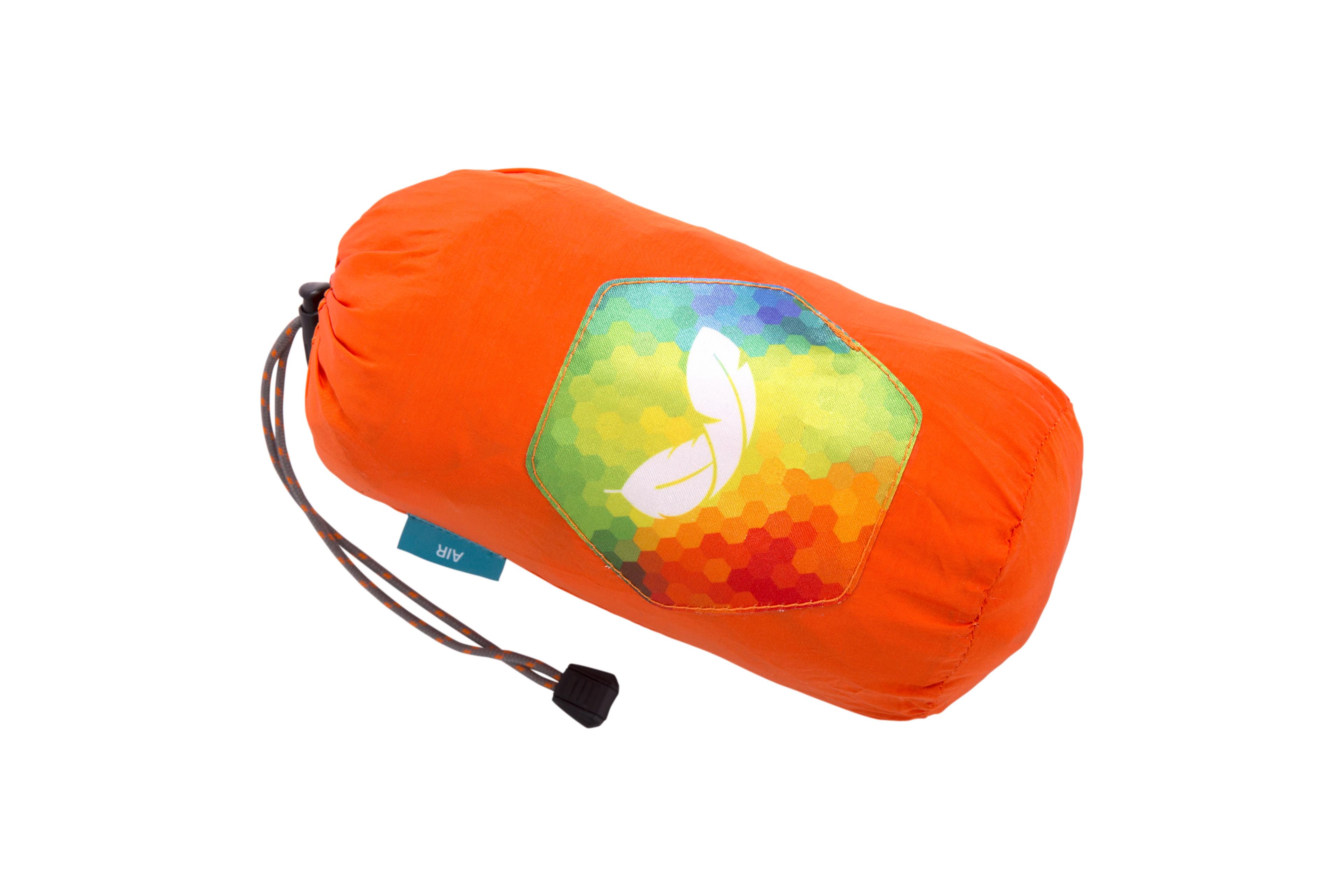 Гамак подвесной двухместный/туристический Air с чехлом и креплениями 300х140 на 200 кг Оранжевый - фото 9 Гамак подвесной двухместный/туристический Air с чехлом и креплениями 300х140 на 200 кг Оранжевый - фото 9