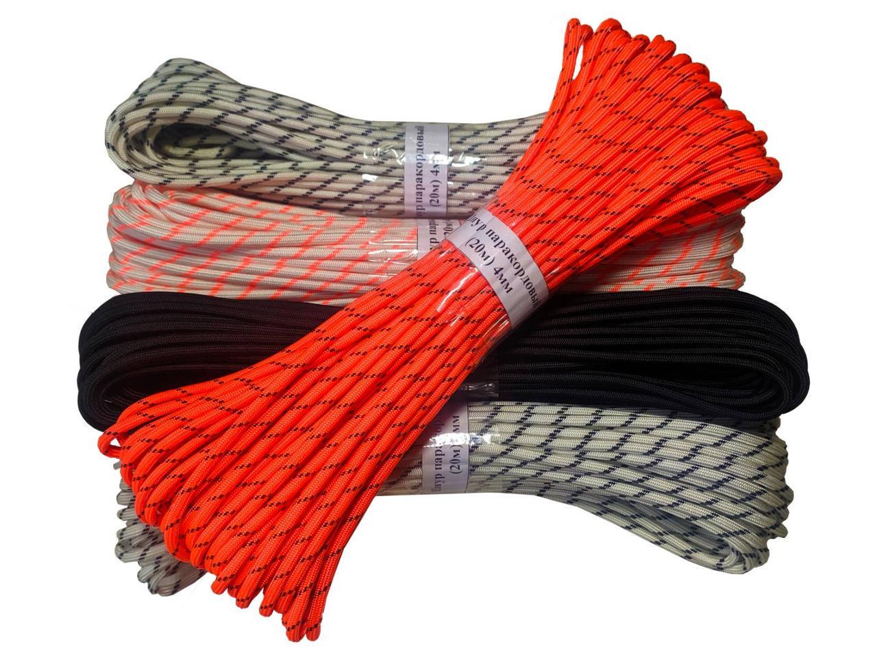 Шнур паракордовий плетений 20 м x4 мм (2396529071)