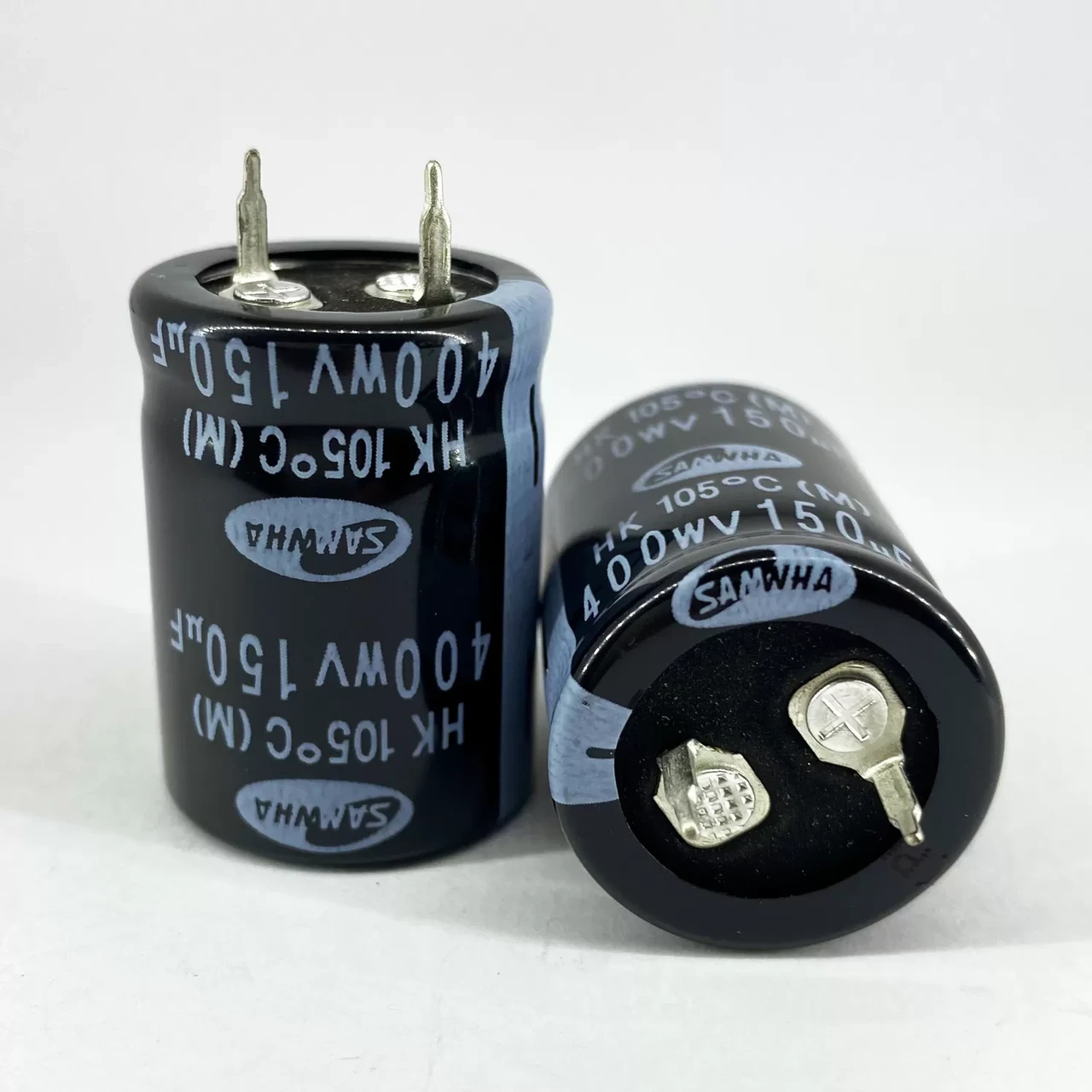 Конденсаторы электролитические SAMWHA 150 мкф 400V 22x30 мм 105 °C (1955358016)