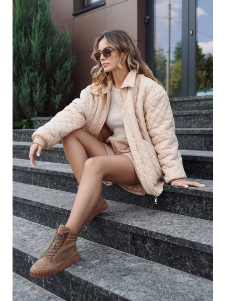 Кеди жіночі замшеві високі р. 37 24 см Коричневий - фото 2 Кеди жіночі замшеві високі р. 37 24 см Коричневий - фото 2