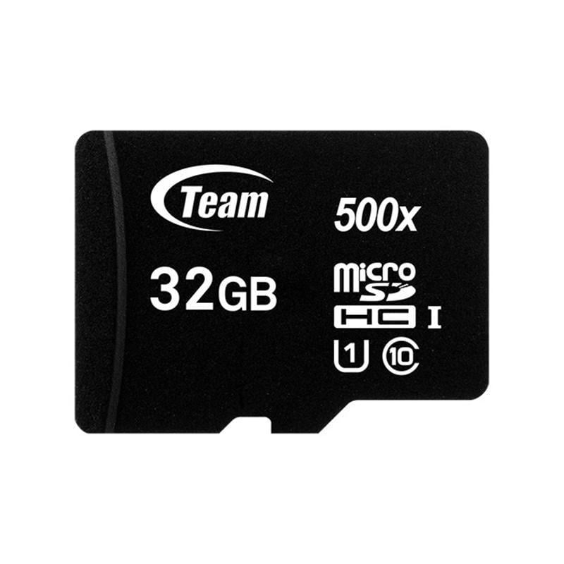 Карта памяти Team Group microSDHC 32 Гб UHS-I Class 10 с SD-адаптером скорость чтения до 100 МБ/с запись до 20 МБ/с (TUSDH32GCL10U03)