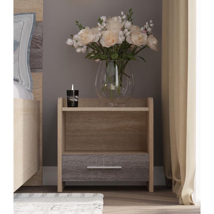 Тумба приліжкова Т-1 Сонома/Трюфель (26680596) - фото 3