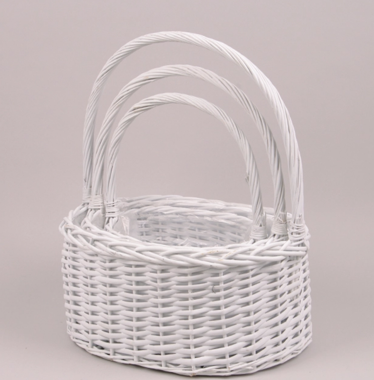 Комплект корзин из лозы 3 шт. (46133)