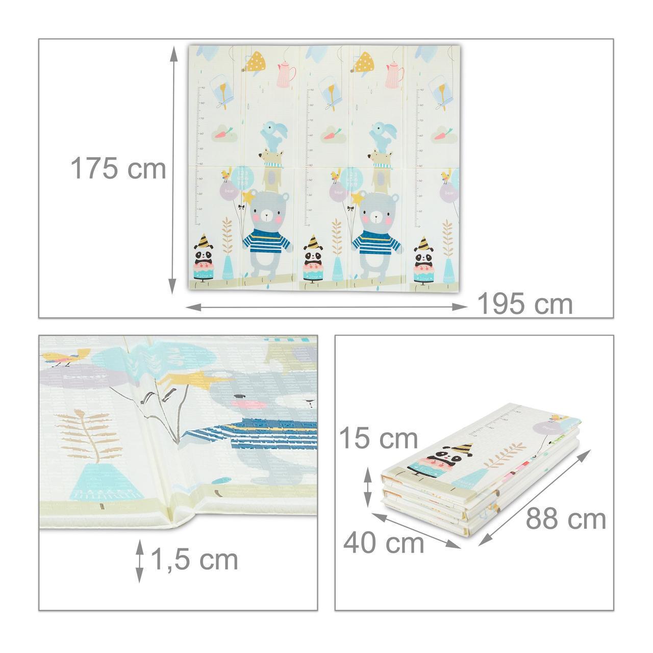 Коврик детский поролоновый складной Животные 195x175 см - фото 4 Коврик детский поролоновый складной Животные 195x175 см - фото 4