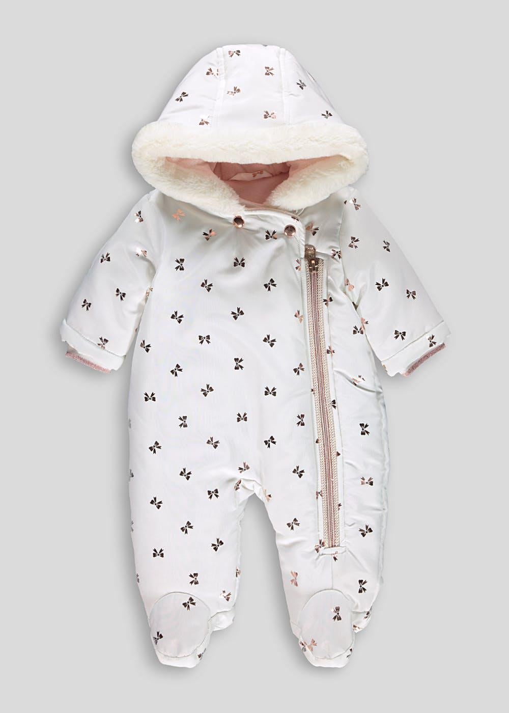 Комбинезон зимний для девочку Matalan 80 см -86 White (1568624)