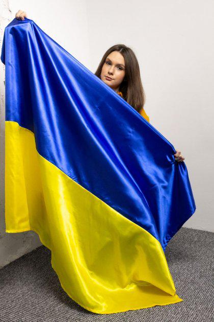 Флаг Украины VOG АТ1000 140х90 см Желто-синий (28615) - фото 4 Флаг Украины VOG АТ1000 140х90 см Желто-синий (28615) - фото 4