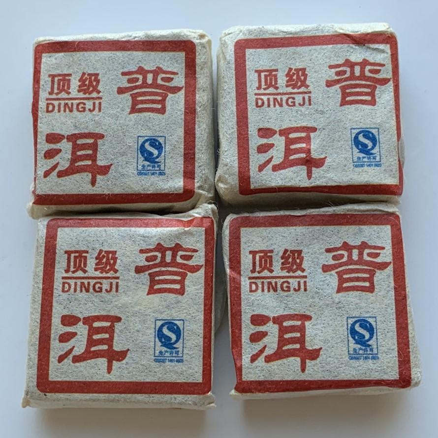 Чай Шу пуэр высшей категории DINGJI 2003 год 100 г - фото 3