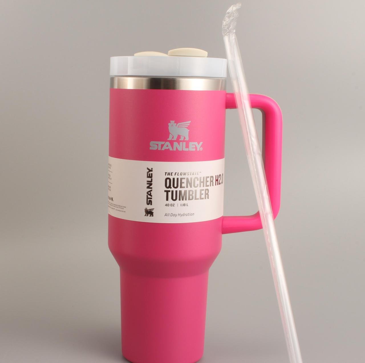 Термочашка Stanley Quencher H2.0 Tumbler из нержавеющей стали 1,18 л Raspberry (KT6007825)