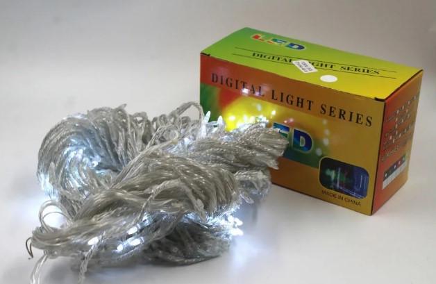 Гірлянда штора Xmas 3903 480-W 3х3 м 480 ламп Білий (015139) - фото 3