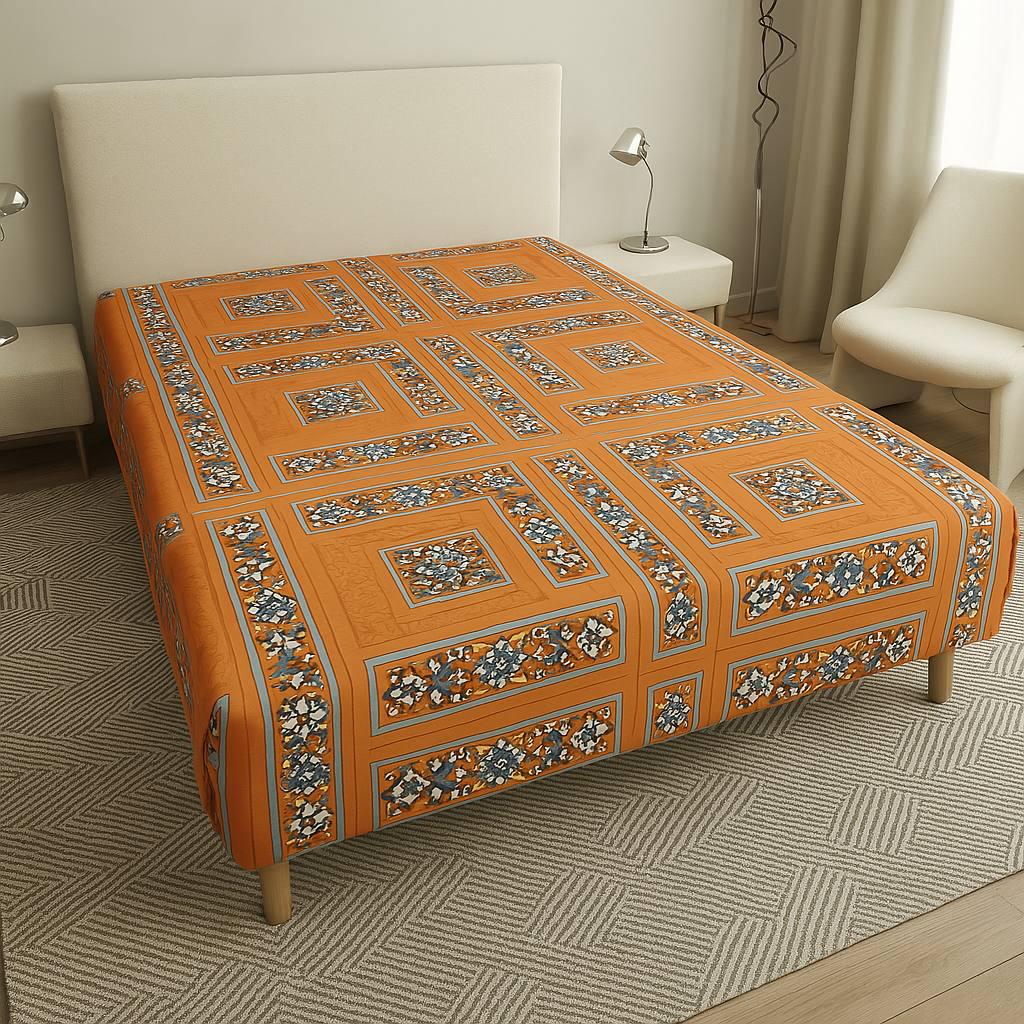 Простынь Dharma на резинке безь 180х200 см (G-1104c/x180)