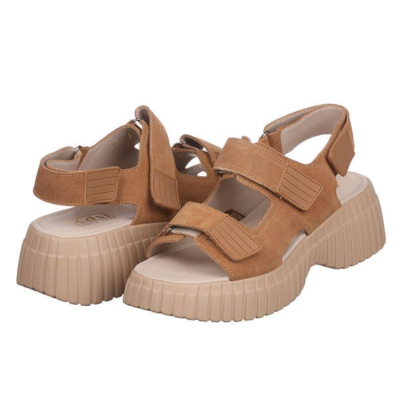 Босоножки женские KadisAilun C682-40 замшевые р. 37 Коричневый (30058)