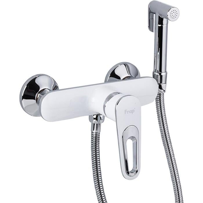 Смеситель для гигиенического душа Frap F2049 настенного монтажа Белый (102529)