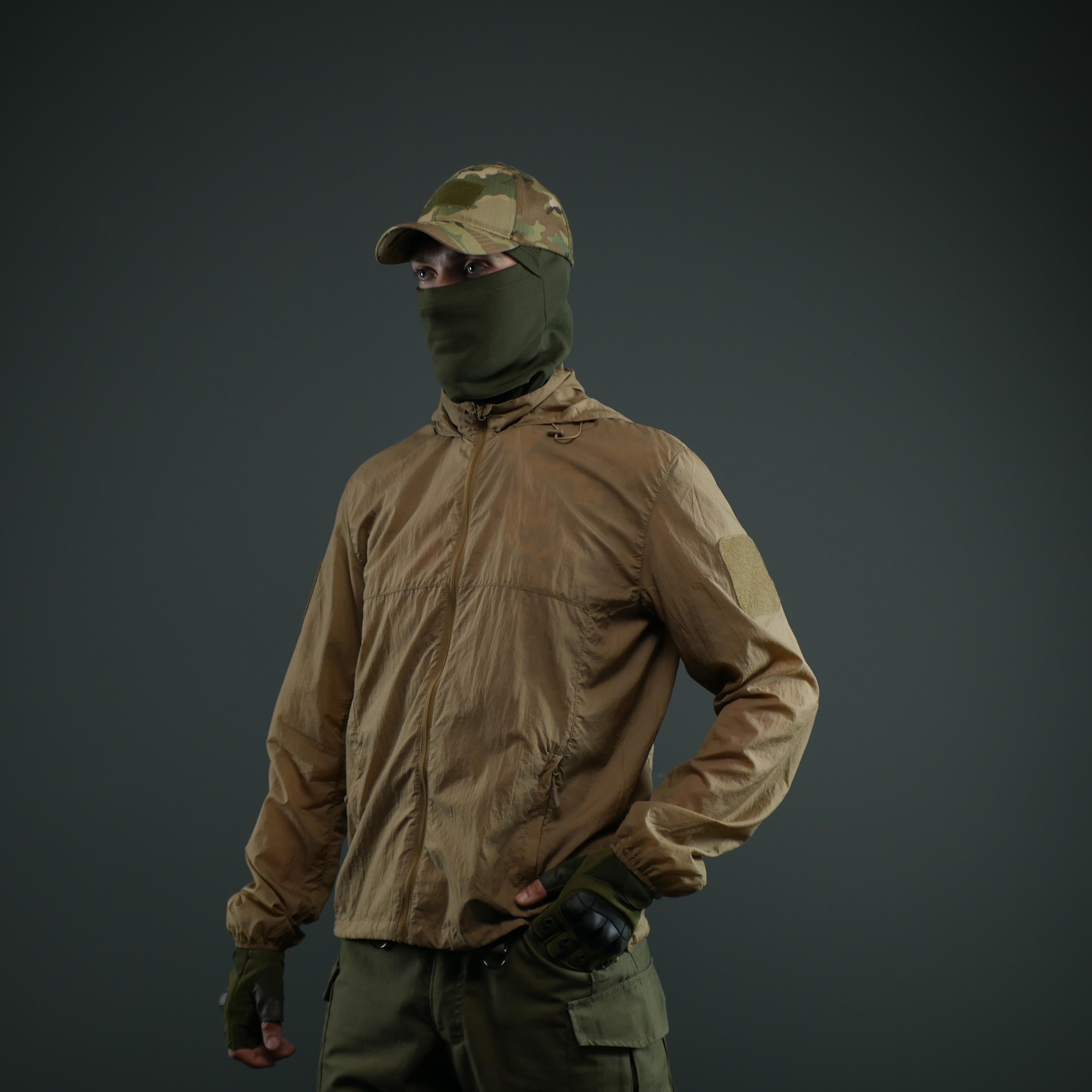 Вітровка-куртка нейолонова літня захисна XL Койот (1742-XL) - фото 13 Вітровка-куртка нейолонова літня захисна XL Койот (1742-XL) - фото 13