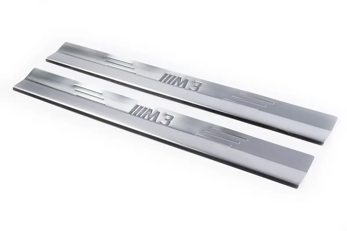 Накладки на пороги Omsa Line для BMW 3 серия E-46 1998-2006 нержавеющая сталь 3774