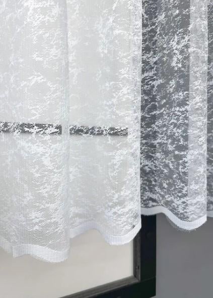 Тюль из жаккарда Мрамор 1,2 м Белый (1601т) - фото 3 Тюль из жаккарда Мрамор 1,2 м Белый (1601т) - фото 3