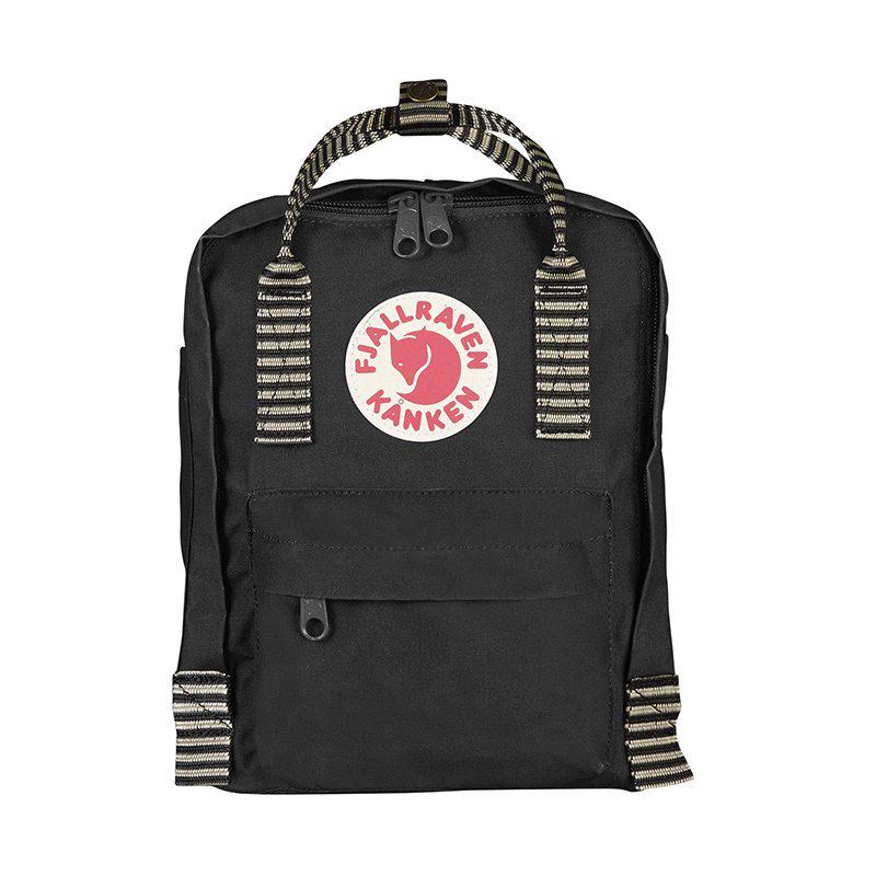 Городской рюкзак Fjallraven Kanken Mini 7 л Black Striped (23561.550-901)