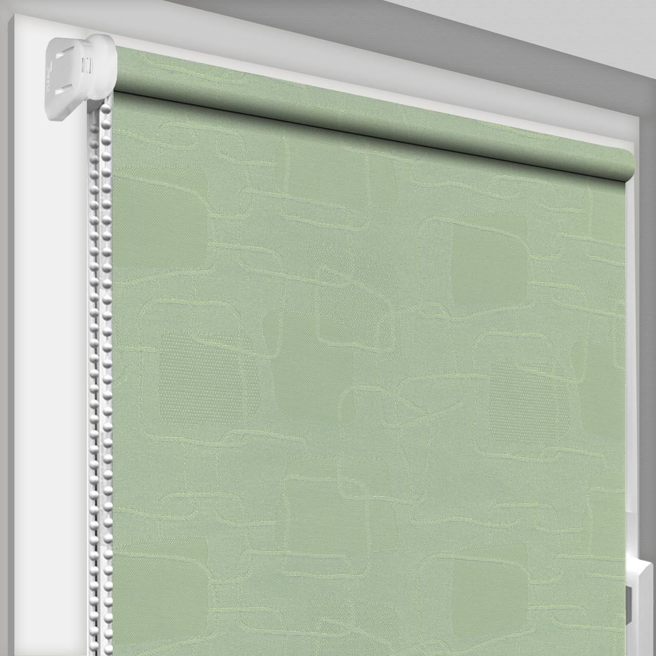 Рулонная штора DECO SHARM Топаз 2073 открытого типа 750х1700 мм Мятный (top2073-19)