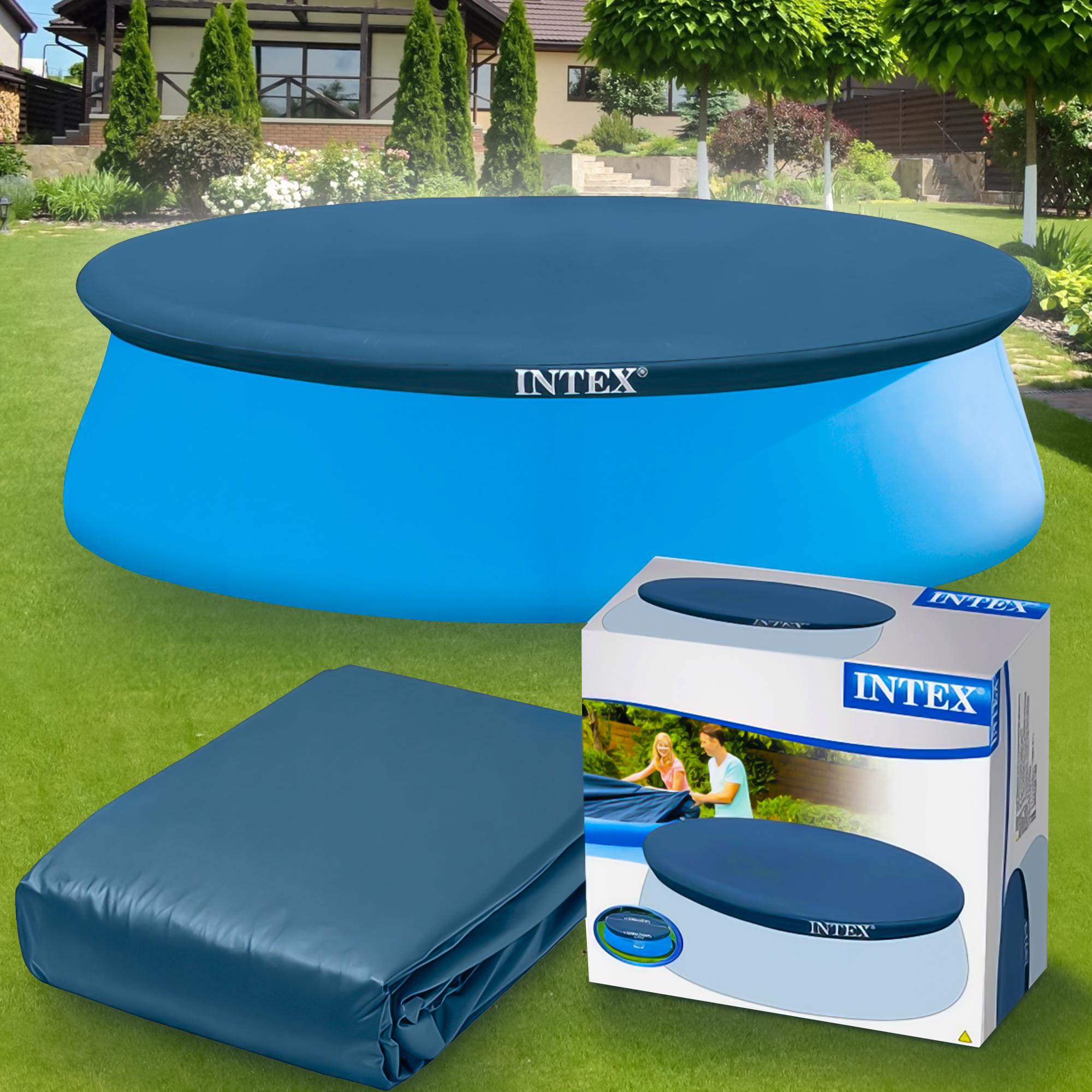 Тент-чохол для надувного басейну Intex 28021 305 см - фото 2 Тент-чохол для надувного басейну Intex 28021 305 см - фото 2