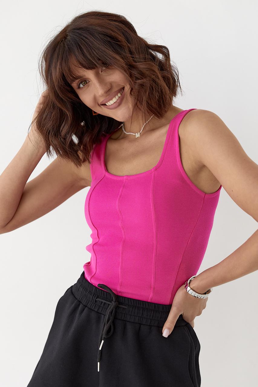 Майка женская корсетного кроя M Фуксия (10692842) Майка женская корсетного кроя M Фуксия (10692842)