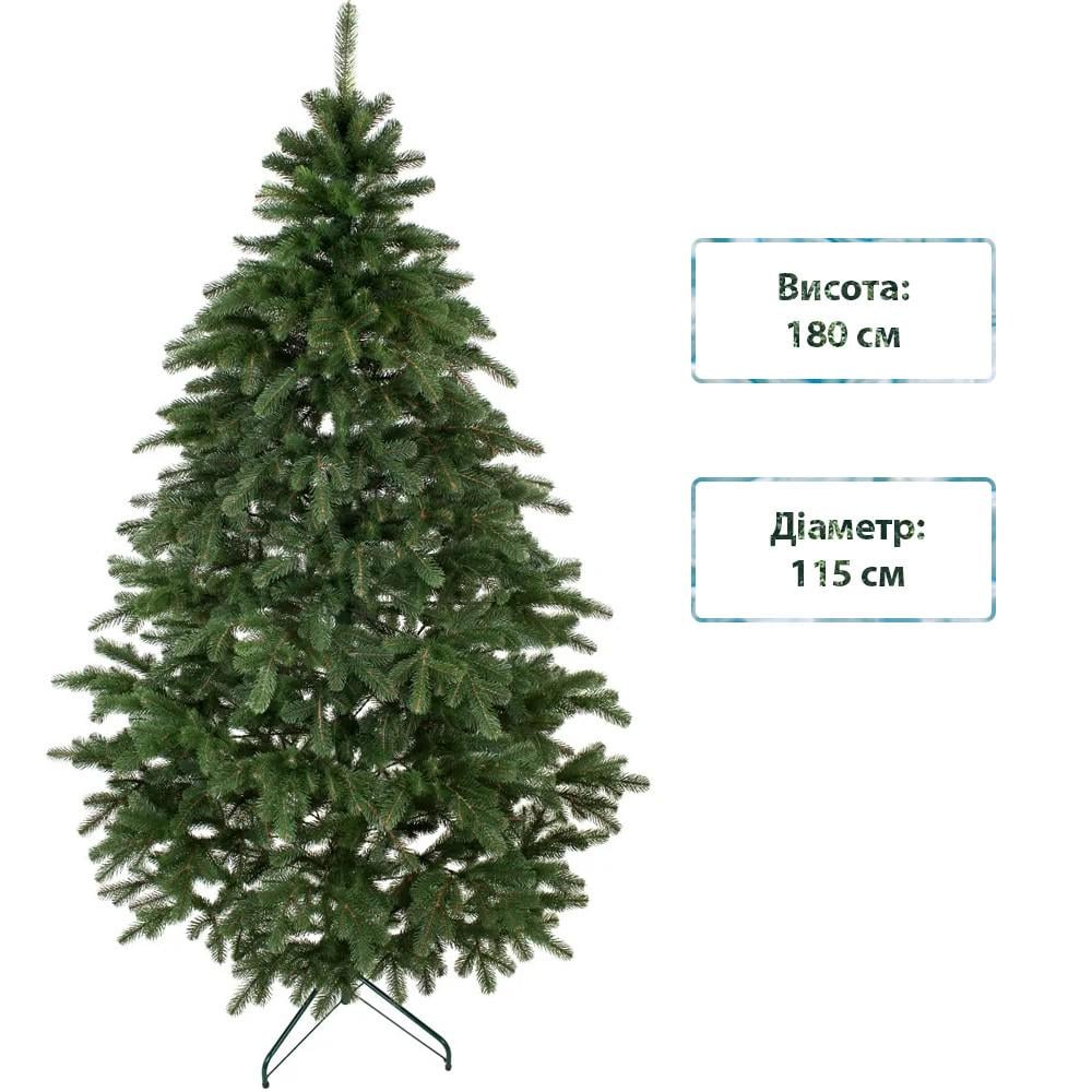 Искусственная елка литая Siga Group Ковалевская 180 см Зеленый (4829221200183) - фото 2 Искусственная елка литая Siga Group Ковалевская 180 см Зеленый (4829221200183) - фото 2
