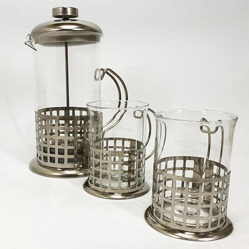 Сервиз для чая и кофе Unique UN-1155 стеклянный френч-пресс и чашки 2 шт. 600 мл (26202764) - фото 5 Сервиз для чая и кофе Unique UN-1155 стеклянный френч-пресс и чашки 2 шт. 600 мл (26202764) - фото 5