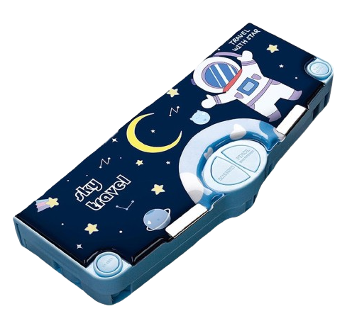 Пенал-трансформер Astronaut для канцелярії Синій (87208288)